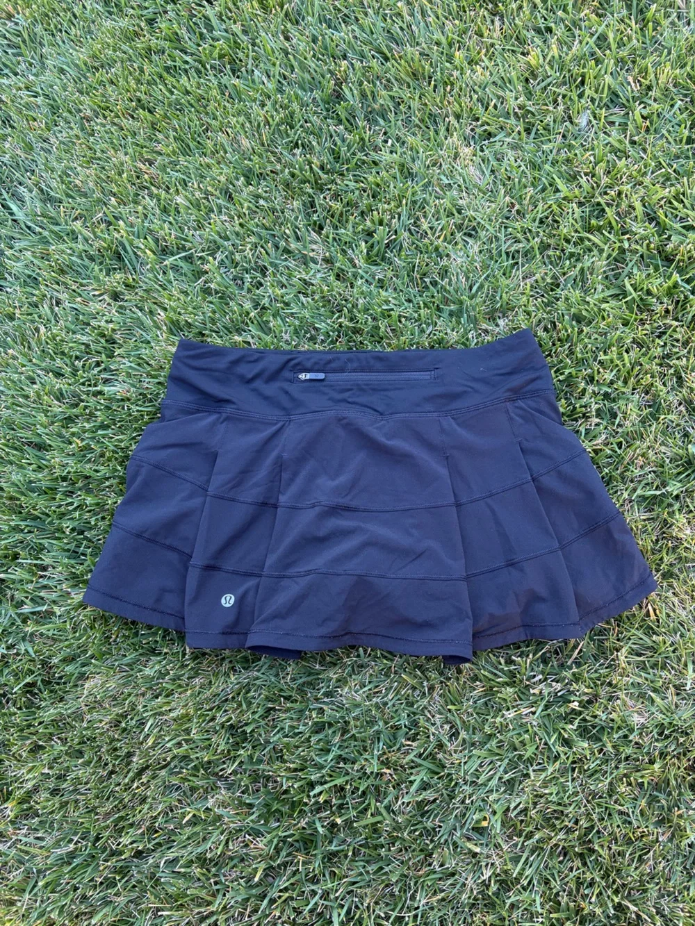 lululemon athletica Black Training Skort with Built-In Liner